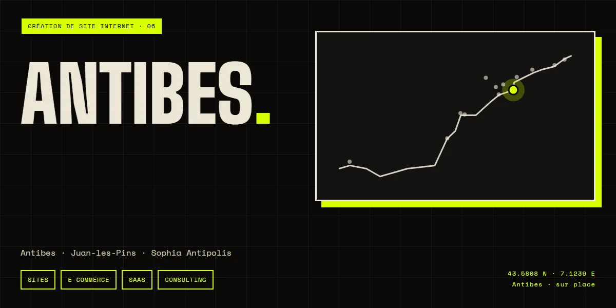 Création de site internet à Antibes — Arnaud Poirier, freelance web et logiciel