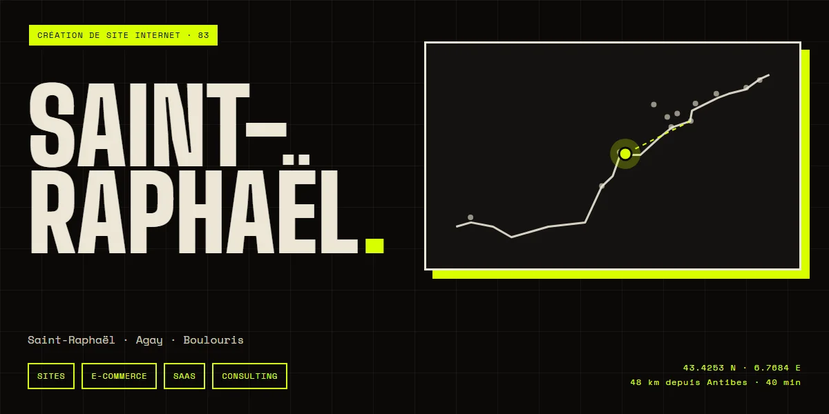 Création de site internet à Saint-Raphaël — Arnaud Poirier, freelance web et logiciel